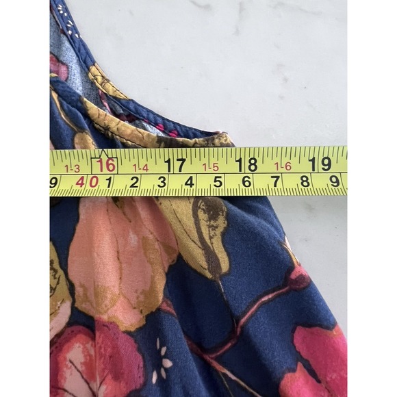 Intimately Free People Beaux Mock Neck Slip Dress Womens Boho Floral Mini - Picture 7 of 11
